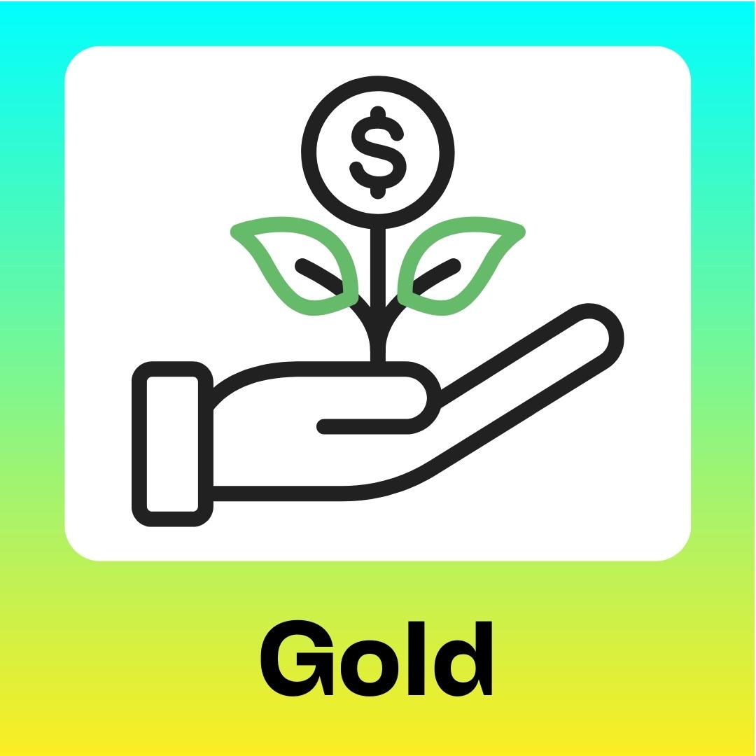 Gold Sponsor | $11k & $20,999